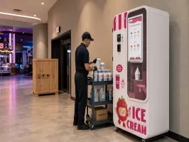 Ice Cream vending machine cost breakdown per gli acquirenti commerciali